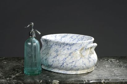 LUNEVILLE

Earthenware planter with marbled...