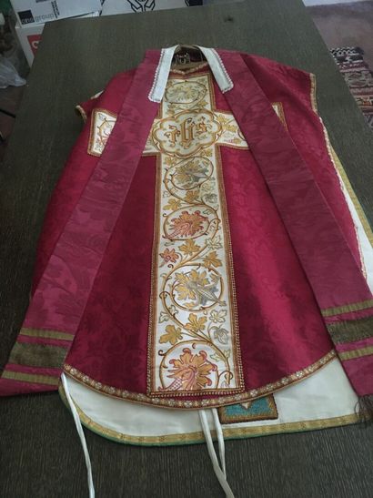 Parmentique. Four chasubles.