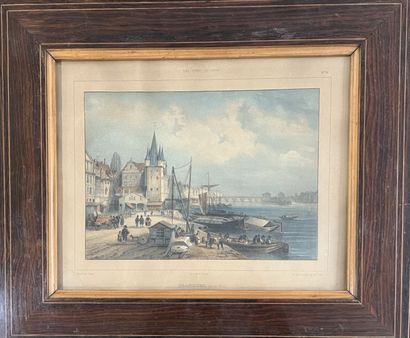 Pair of colored engravings

View of Lake...