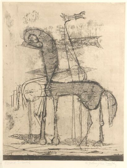 Johnny FRIEDLAENDER (1912-1992)

Horse

Etching.

Signed...