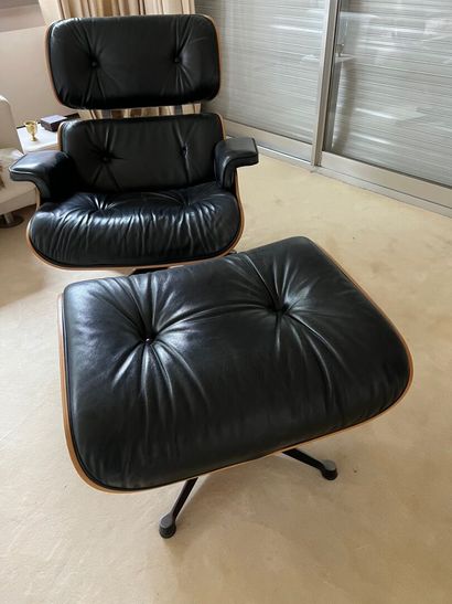After Charles EAMES, lounge, chair and end...