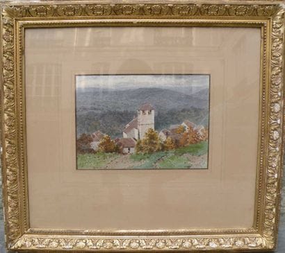 Eugène CICÉRI (1813-1890)

View of a village

Watercolor.

Signed...
