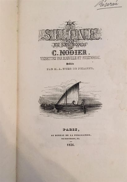 NODIER (Charles). The Seine and its banks....
