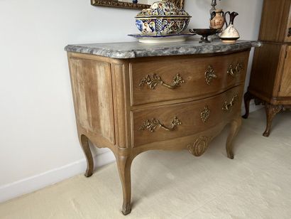 Veneer chest of drawers with two drawers,...