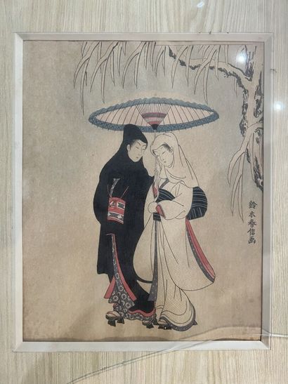 Lot of six Japanese prints

Mainly framed

Various...