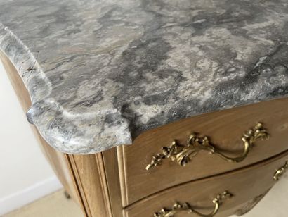 Veneer chest of drawers with two drawers,...