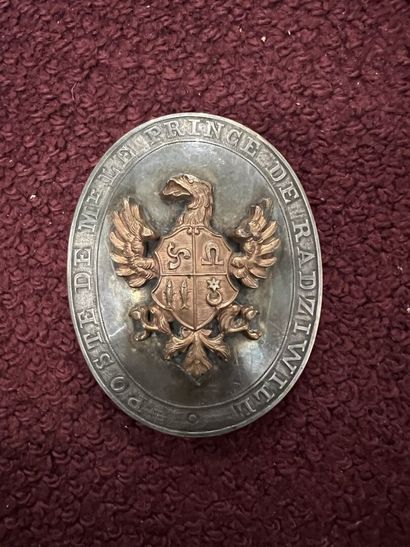 Plate of postillon of Mr the prince of Radziwill,...