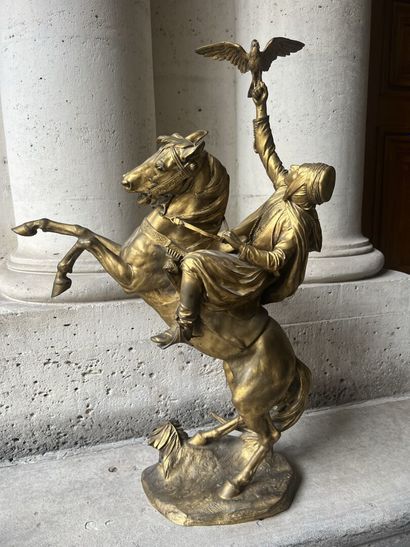 After Ernest DUBOIS (1863-1931)

Rider with...