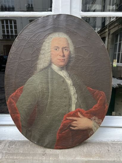 French school around 1730

Portrait of a...