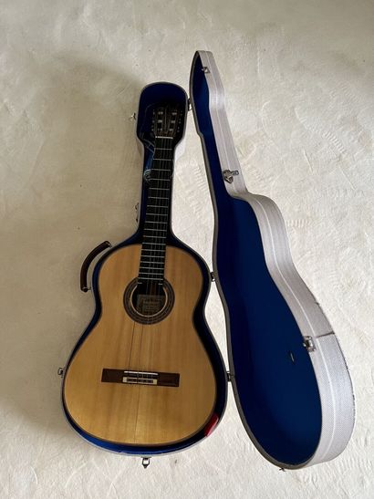 Dry guitar, label Daniel FRIEDERICH in Paris,...