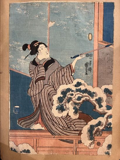 Lot of six Japanese prints

Mainly framed

Various...