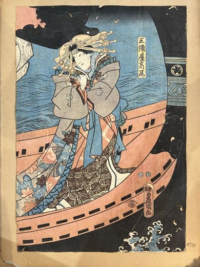 Lot of six Japanese prints

Mainly framed

Various...