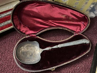 Set including a cutlery to serve fish and...