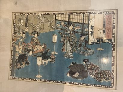 Lot of six Japanese prints

Mainly framed

Various...