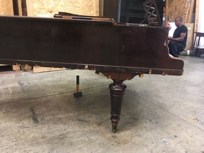 ERARD, Mahogany veneer piano numbered 55468

H.95,5...