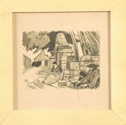 Mathurin MÉHEUT (1882-1958)

Breton scene

Lithograph.

11...