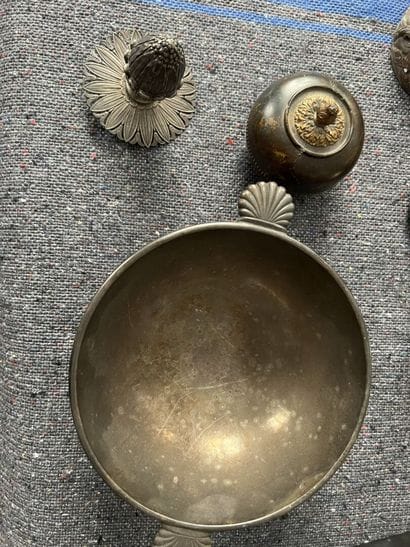 A silver frétel, early 19th century



A...