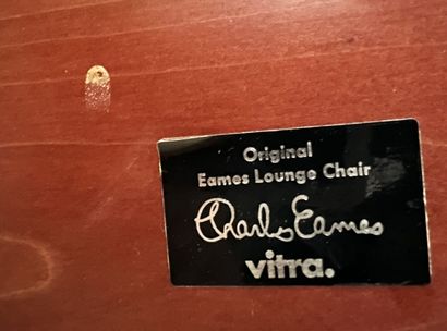 After Charles EAMES, lounge, chair and end...
