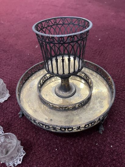 Silver display stand, stamped 1st cock (1798...