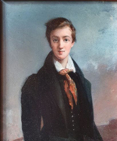 FRENCH SCHOOL circa 1840
Portraits of the...