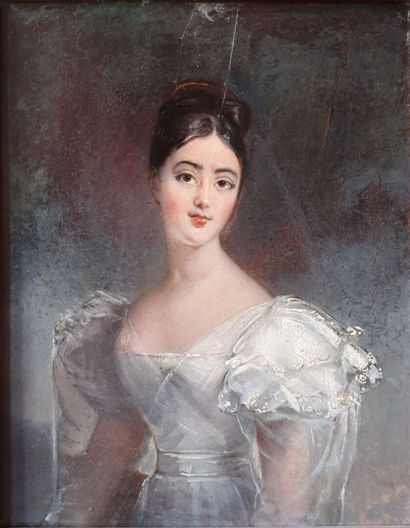 FRENCH SCHOOL circa 1840
Portraits of the...