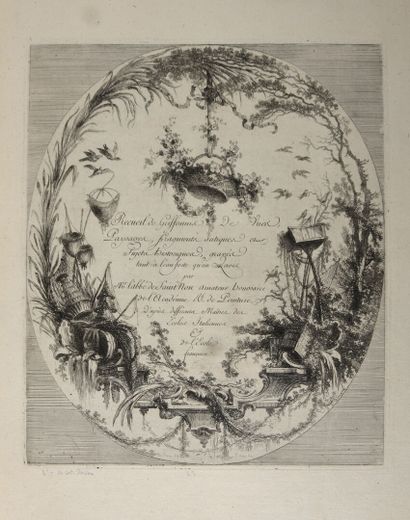 SAINT-NON (Richard de). Collection of scribbles,...