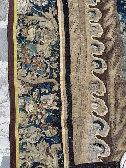 AUBUSSON, 17th century
Polychrome wool and...