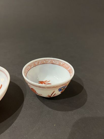 Glass teacup and saucer attributed to Bernard...