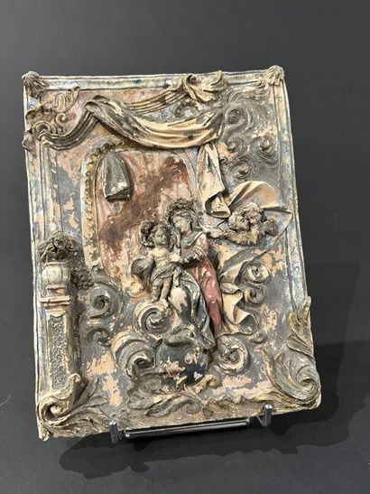 18th century ITALIAN school
Virgin and Child
Polychromed...