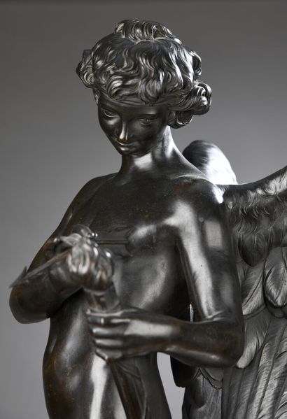 French school circa 1760 
A Love making the...