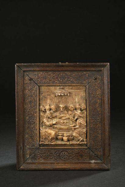 Plaque representing the Last Supper, Mechelen,...