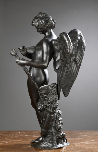 French school circa 1760 
A Love making the...