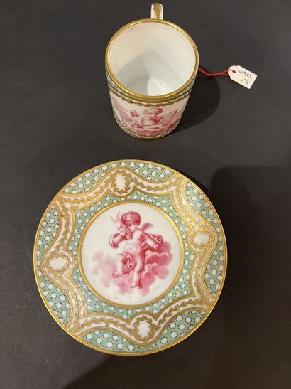SAMSON, 19th century
Porcelain cup and saucer...