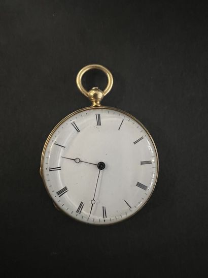 Gold watch circa 1850
On the back a coat...