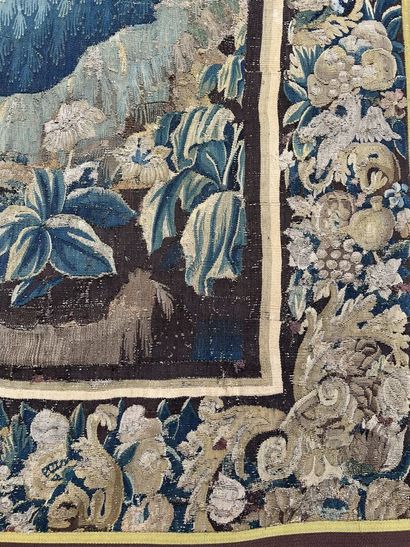 AUBUSSON, 17th century
Polychrome wool and...