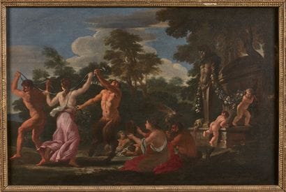 Filippo LAURI (Rome 1623-1694)
Bacchanal...