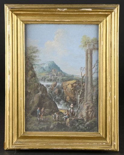 18th century ITALIAN school
Animated landscapes
Suite...