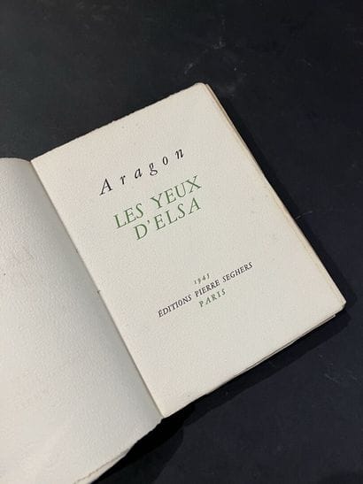 ARAGON (Louis). Les Yeux d'Elsa. Paris, Éditions...