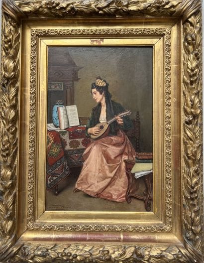 Louis Edmond POMEY (1831-1901)
Femme à la...
