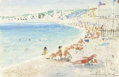 Mykola Vasyl KRYCHEVSKY (1898-1961)
Plage,...