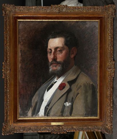 Jean-Paul LAURENS (1838-1921)
Portrait d'homme...