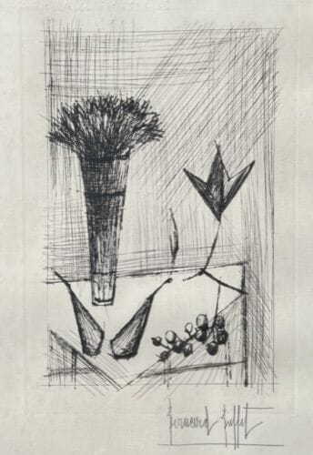 Bernard BUFFET (1928-1999)
Nature morte au...
