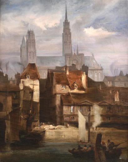 École FRANÇAISE, vers 1860
Vue de Rouen
Toile...