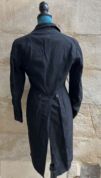 Frac, Second Empire, brown woolen suit with...