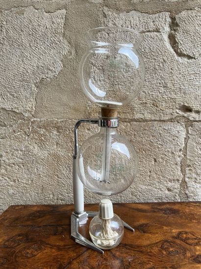 Glass Hellem coffee pot circa 1950
H. 40...