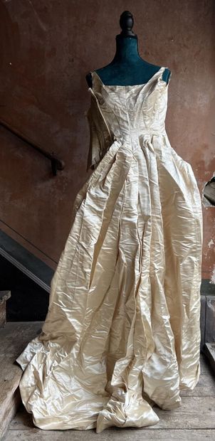 Two incomplete elegant dresses by Blanche...