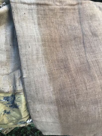 Part of a piece of furniture or a bed linen...