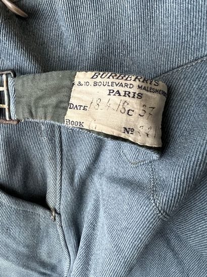 Memories of the Malet family.
Officer's breeches,...