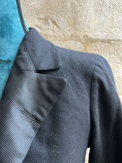 Frac, Second Empire, brown woolen suit with...