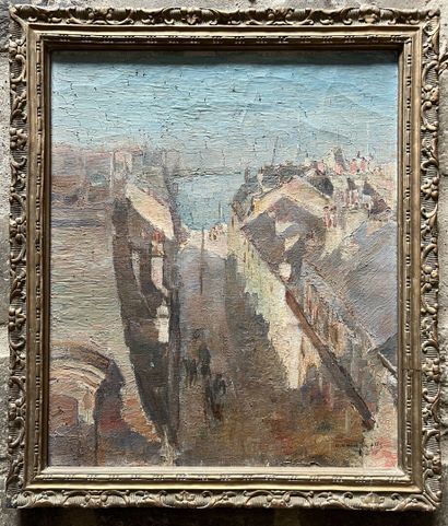 Benjamin Vautier (1895-1974)
Street of December...